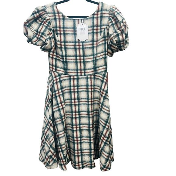 Ivy City Co. Molly Plaid Flair Dress size medium NWT - Picture 5 of 14